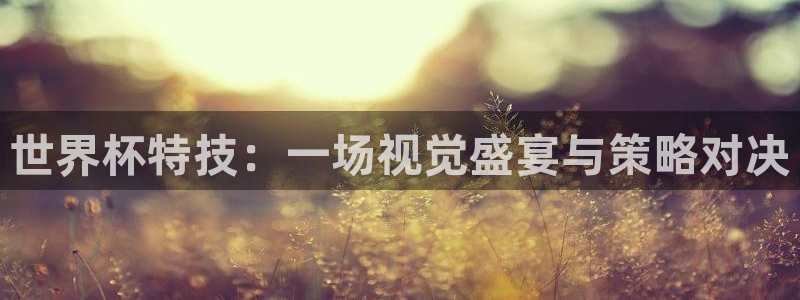 2026世界杯官网：世界杯特技：一场视觉盛宴与策略对决