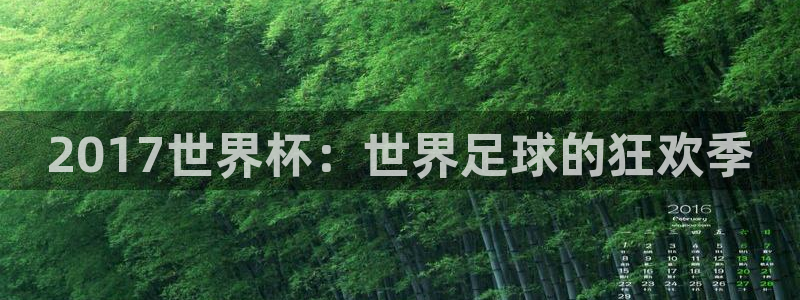 世界杯球队排名：2017世界杯：世界足球的狂欢季